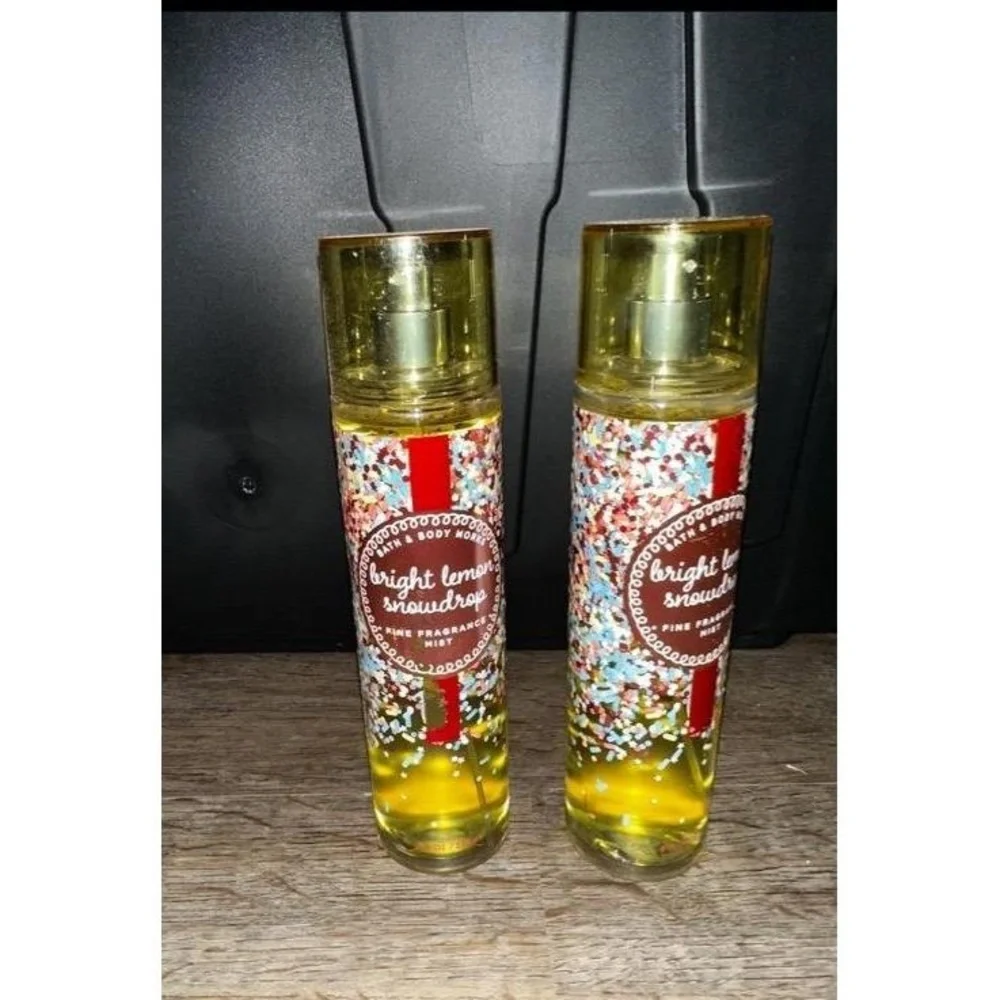 Bath and Body Works Mist bright Lemon Snowdrop Sweet Gourmand Retired body spray